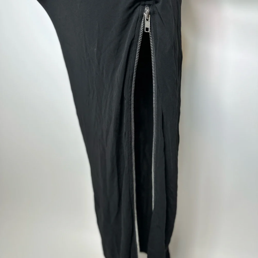 Helmut Lang Asymmetric Zip Midi Dress - Picture 8 of 10